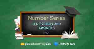 TOP 100+ Number Series Questions and Answers PDF